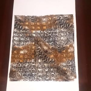 Animal print scarf